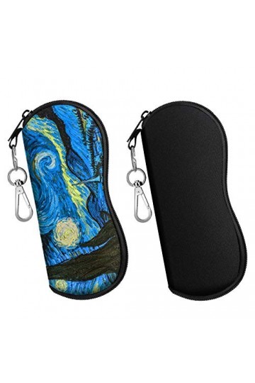 MoKo Sac de Lunettes de Soleil, [Lot de 2] en Néoprène Housse de Stockage des Lunettes pour Lunettes, Cadres, Sacoche, Clés, 