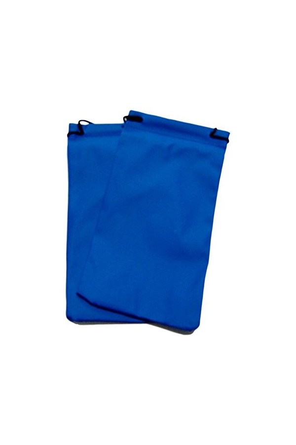 Ed Hicks 2x Étui Lunettes de Soleil Souple ⭆ Pochette en Microfibre à Cordon pour Lunettes⭆ Petit Sac de Rangement pour Écout