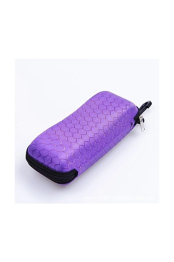 QXPDD Étui à Lunettes léger étui à Lunettes de Soleil Anti-écrasement Dur étui de Protection étui à Lunettes de Voyage avec F