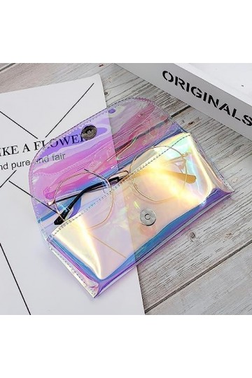 hanwen Étui à soleil - Étui souple universel pour soleil | Étuis à lunettes colorés en Pvc pour femmes et étui à lunettes dou