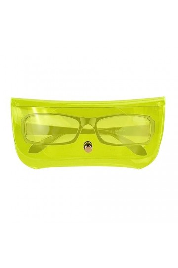 Loandicy Étui à soleil Voyage,Étuis en verre couleur bonbon pour lunettes - Étui à lunettes transparent, étui à lunettes tran