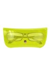 Loandicy Étui à soleil Voyage,Étuis en verre couleur bonbon pour lunettes - Étui à lunettes transparent, étui à lunettes tran