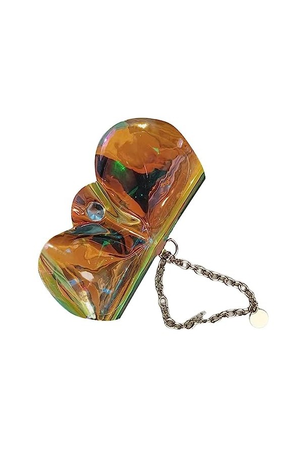 Kasmole Étui À Lunettes Transparent - Protection Voyage Pour Lunettes - Étui Souple Pour Lunettes Avec Crochet Porte-clés | P