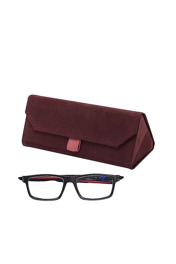 itrimaka transport pour lunettes,Étui à lunettes portable à coque rigi- Organisateur lunettes rangement pour lunettes à ferme