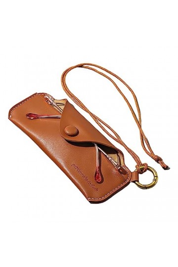 Maodom Étui à lunettes mince | Étui souple pour lunettes avec dragonne | Sacs à lunettes minces portables, lunettes souple, p