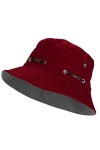 Chapeau de Soleil Plage Homme Femme Bob Chapeau de Seau Bassin Printemps Automne Hiver Pliable Casquette à Visière Protection