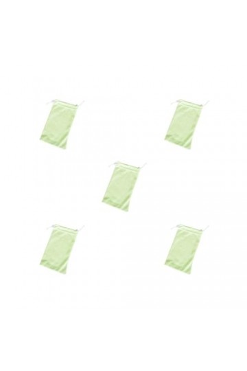 Paowsietiviity Étui à lunettes de soleil à double extrémité avec cordon de serrage - Portable et souple - Sac de transport po