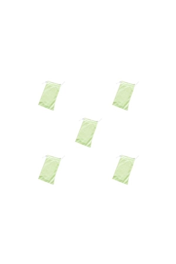 Paowsietiviity Étui à lunettes de soleil à double extrémité avec cordon de serrage - Portable et souple - Sac de transport po