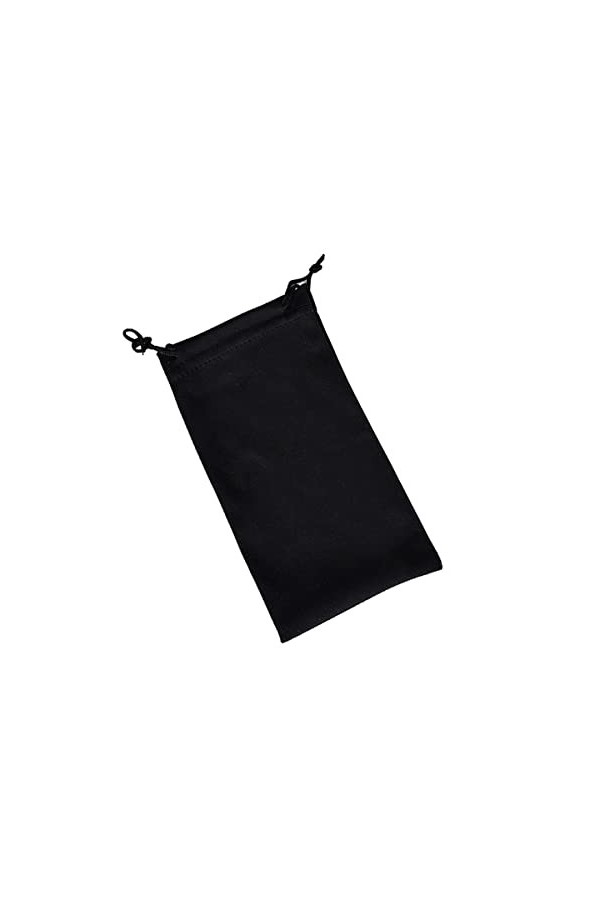 Paowsietiviity Étui à lunettes de soleil à double extrémité avec cordon de serrage - Portable et souple - Sac de transport po