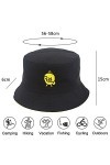 BKJJ Chapeau De Seau Double Face Chapeau de Soleil Femme Hommes Ete Unisexe Mode Bob Casual Casquettes Visières Seau Chapeaux