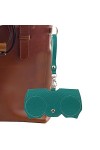 Zceplem Étui à lunettes souple,Sac à soleil en cuir souple | Sac en cuir souple pour lunettes et soleil, étui voyage portable