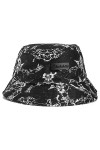Blackskies Paradise Bucket Hat | Femmes Hommes Bob Chapeau de pêche Vacances été Soleil Motif Fleurs