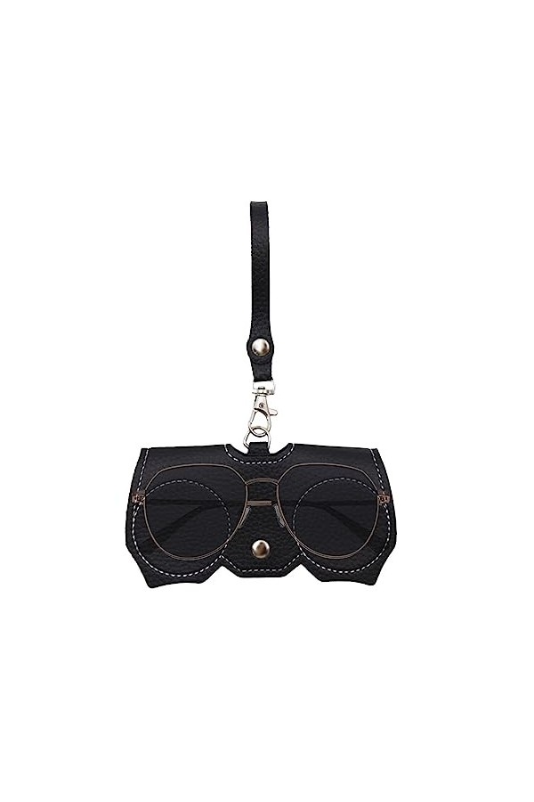 Huaxingda Étui à soleil mince - Pochette souple et flexible pour soleil | Sac en cuir souple pour lunettes et soleil, étui vo