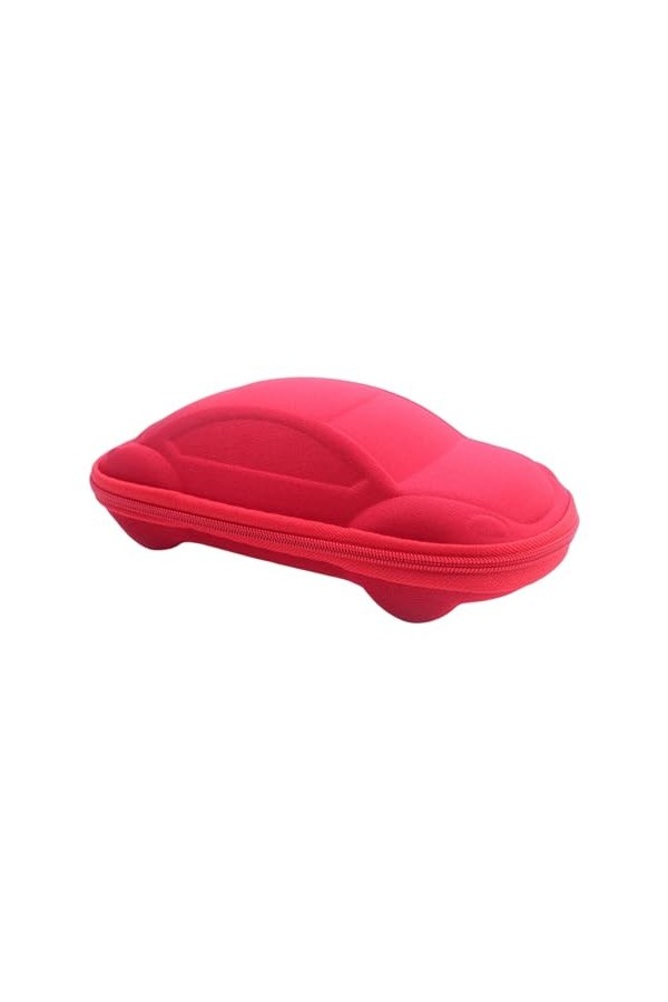 Porceosy Étui à lunettes pour enfants résistant à lusure utile pratique anti-boulochage Boîte à lunettes de soleil, Rouge, t
