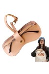 Cyhamse Étui à lunettes mince | Étui à soleil mo| Étui à lunettes en cuir PU étui à soleil pochette soleil mince Portable ave