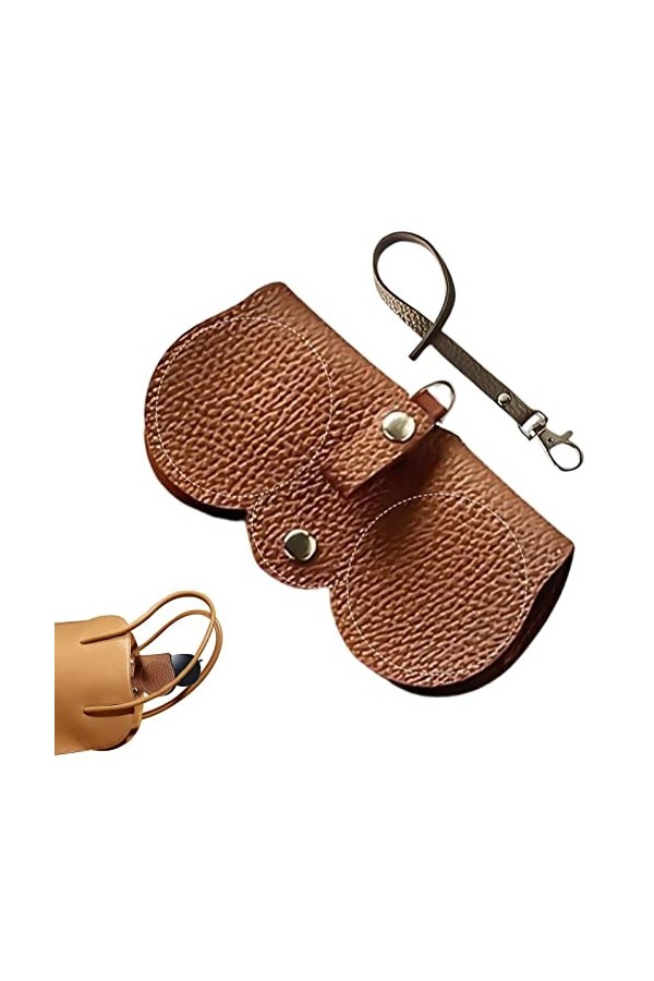 Sac à lunettes de soleil en cuir souple, étui à lunettes de soleil en cuir souple, porte-étui à lunettes en cuir, pochette po
