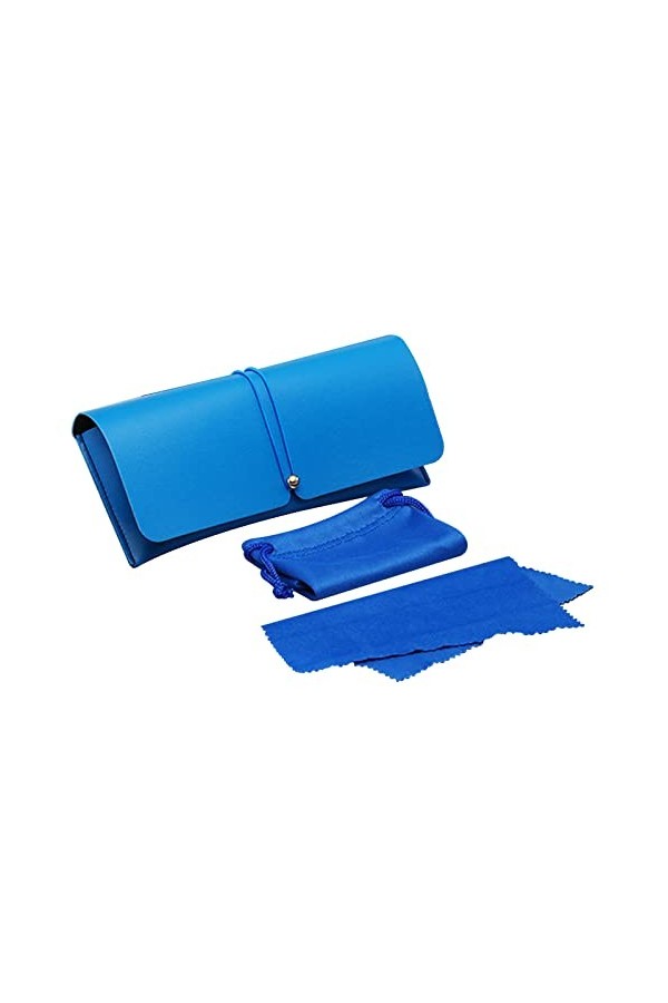 CISSIYOG Étui à Lunettes de Soleil, Sac de Lunettes de Protection en Cuir PU Élégant et Souple pour Femmes et Hommes, Boîte à