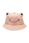 Mignon Grenouille Bob pour Adulte Enfant,Chapeau de Soleil en Coton Chapeau de Pêcheur Pliable Grenouille Dété Chapeaux de S