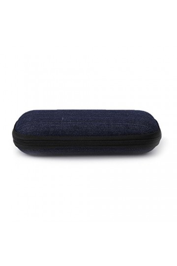 MYA 1Pc Étui De Lunettes De Soleil Boîte De Lunettes De Tissu Denim Étui à Lentilles De Zipper Étui à Lentilles De Coloré