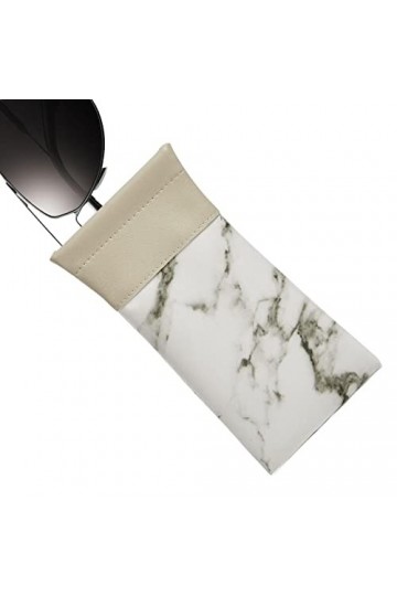 FASSME Sac à Soleil - Étui à Lunettes étanche marbré - Pochette pour Soleil, Squeeze Seal Sunglass Organizer Pouch Bags Soft 