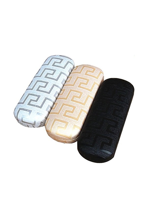 Dosige 1 étui à lunettes avec fermeture éclair et boîte en verre pour lunettes de soleil, lunettes coquille dure couleurs alé