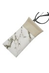 Frifer Étui à Lunettes en Cuir,Marbling étuis en Verre étanches pour Lunettes - Étui à Lunettes Souple Squeeze Seal, Pochette