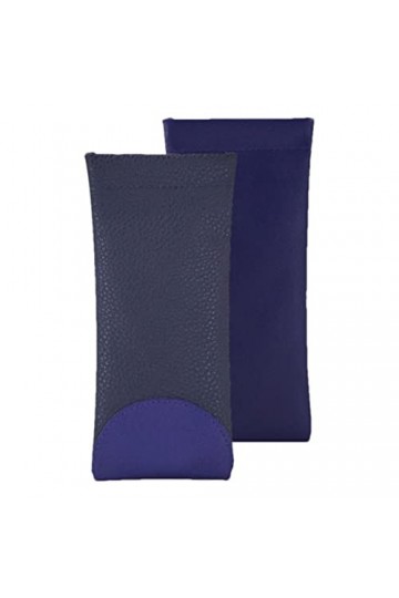 Sac À Lunettes En Cuir PU Souple Anti-poussière Étui À Soleil Portable Fermeture Automatique Organisateur Lunettes Pochette R