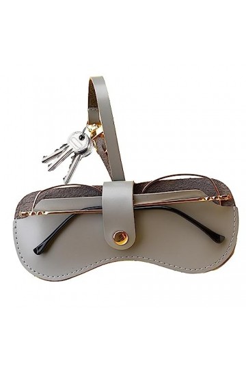 SHRIGM Pochette à lunettes - Étui à lunettes | Pochette pour soleil portable, porte-lunettes en cuir PU, sac à lunettes tenda