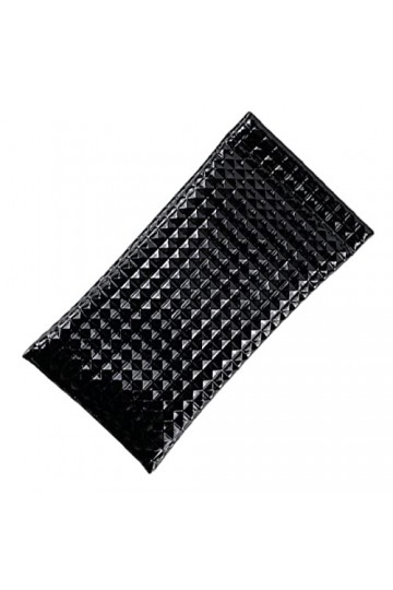 WOTEG Pochette à lunettes – Étui à lunettes en cuir étanche | Pochette à soleil à presser sur le dessus, sac rangement portab