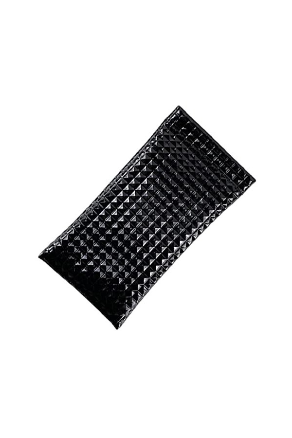 WOTEG Pochette à lunettes – Étui à lunettes en cuir étanche | Pochette à soleil à presser sur le dessus, sac rangement portab