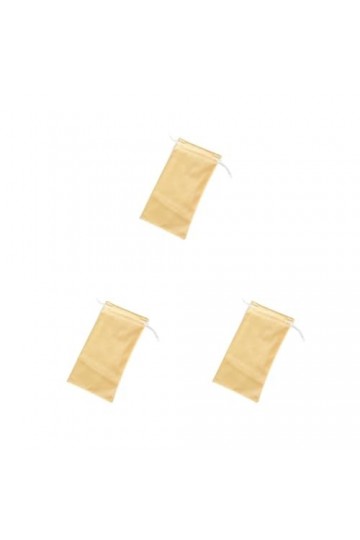 Paowsietiviity Étui à lunettes de soleil à double extrémité avec cordon de serrage - Portable et souple - Sac de transport po