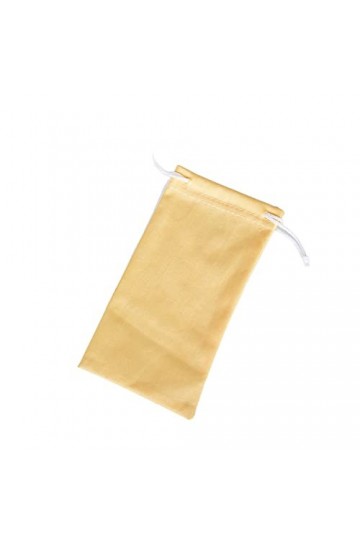 Paowsietiviity Étui à lunettes de soleil à double extrémité avec cordon de serrage - Portable et souple - Sac de transport po