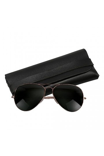 GIMOCOOL Étui à Lunettes Souple | Étui à Lunettes Souple en Cuir - Étui à Lunettes de Soleil en Cuir Portable et étanche avec