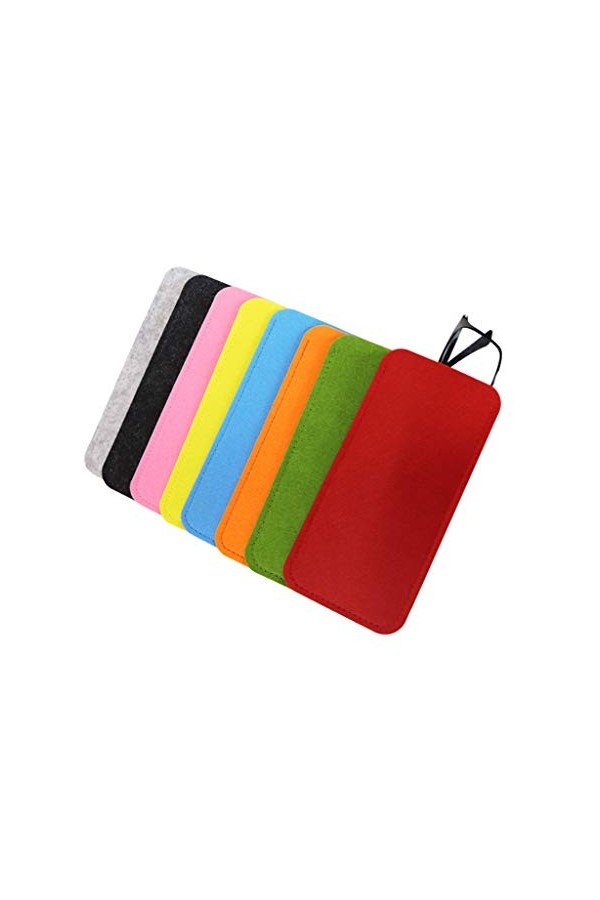 Karrychen Lunettes de Soleil en Feutre Doux Lunettes de Vue Pochette de Lunettes Pochette Sac Organisateur