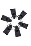 10&nbsp;x Toruiwa Lunettes Sacs Cordon Souple étui à lunettes spectacle Lunettes protection Sacs Noir Sac de stockage pour des lun