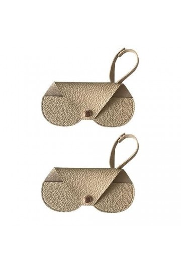 Anloximt 2Pack rangement pour lunettes soleil Pochette rangement pour lunettes soleil Etui à lunettes portable Etui rangement