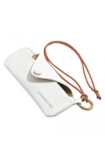 QARIDO Sac à lunettes de soleil | Étui à lunettes de soleil tendance avec dragonne, étui à lunettes portable fin en cuir synt