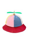 Hélice Casquette hélicoptère Arc-en-Ciel Chapeau dhélice Chapeau Bob Réversible Été Soleil Protection Pêcheur Chapeau avec h