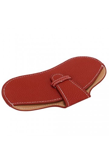 Ymiko Étui à Lunettes en Cuir, étui à Lunettes de Soleil Souple Portable pour Femmes et Hommes Brun 