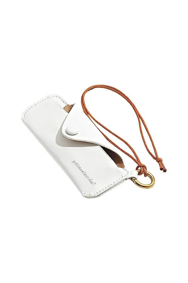 Sac à lunettes de soleil - Étui souple pour lunettes avec dragonne - Portable mince en cuir PU étui à lunettes support mode l