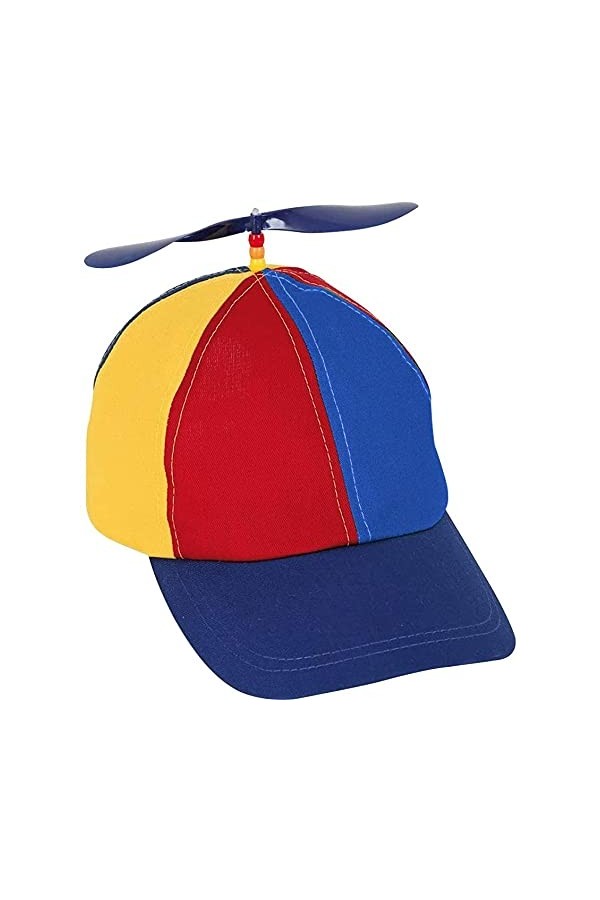 Hélice Casquette hélicoptère Arc-en-Ciel Chapeau dhélice Chapeau Bob Réversible Été Soleil Protection Pêcheur Chapeau avec h
