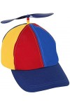Hélice Casquette hélicoptère Arc-en-Ciel Chapeau dhélice Chapeau Bob Réversible Été Soleil Protection Pêcheur Chapeau avec h
