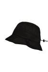 TOUTACOO, Bob Imperméable en Nylon repliable dans sa poche intégrée, Chapeau de pluie, Noir, Taille unique 57/58 cm Max