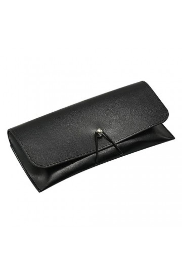 Anulely Porte-étui à lunettes en cuir - Étui à soleil à coque rigien cuir,protection portables, boîte à lunettes pour lextér