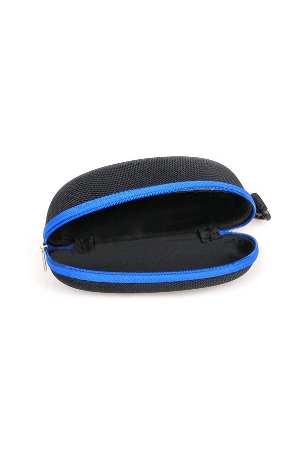 Demarkt Etui à Lunettes de Soleil Boîte de Protection Zippé Rigide Crochet