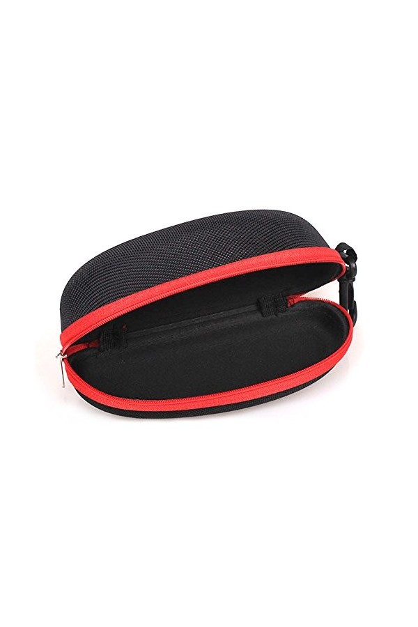 Demarkt Etui à Lunettes de Soleil Boîte de Protection Zippé Rigide Crochet