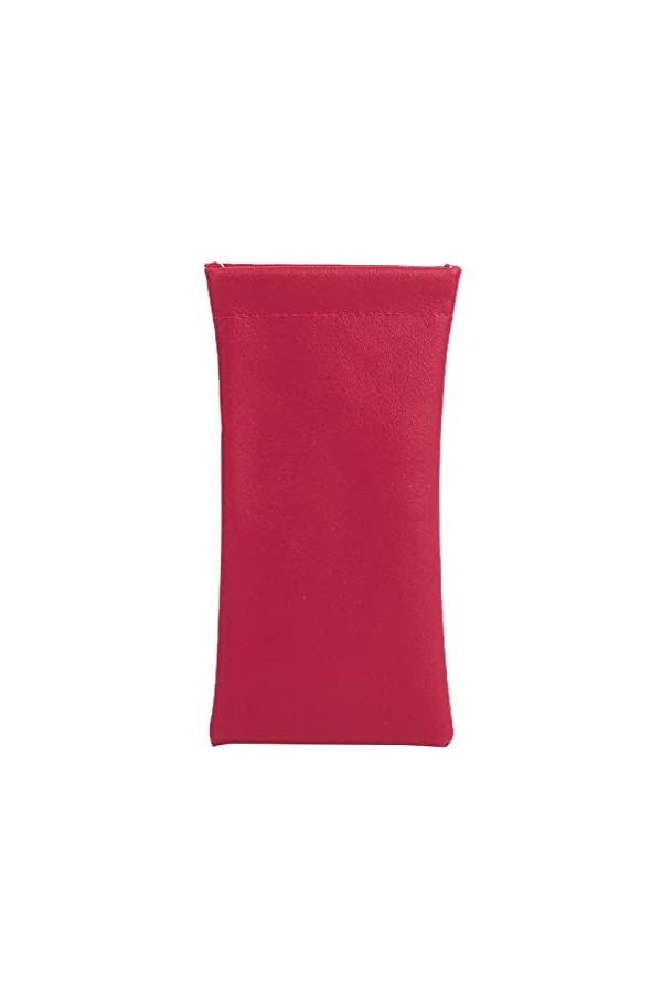 Fulenyi Sac à soleil, étui à lunettes en cuir synthétique - Housse soleil pour hommes et femmes