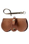 Étui à Lunettes de Soleil en Cuir Souple, Poche en Cuir PU pour Lunettes dété, Pochette à Lunettes Portable à lextérieur po