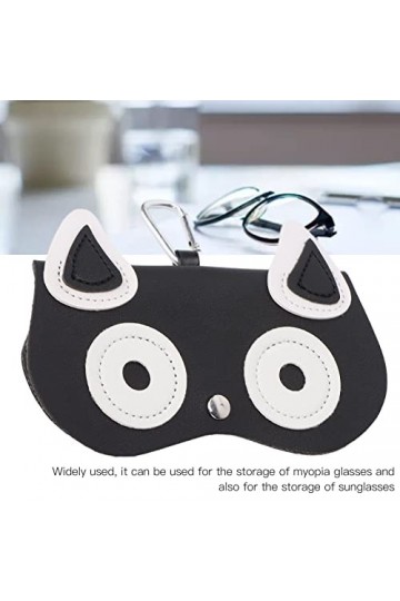 Fupei Étui à Lunettes de Soleil, 2 étuis à Lunettes de Conception de Crochet dapparence de Chiot dassurance Snap pour Le mé
