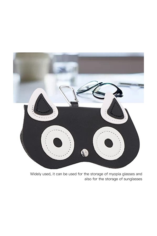 Fupei Étui à Lunettes de Soleil, 2 étuis à Lunettes de Conception de Crochet dapparence de Chiot dassurance Snap pour Le mé